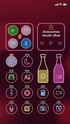 Wow Valentine Neon Icon Pack android App screenshot 2